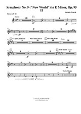 Symphony No.9, Movement II - Horn in F 3 (Transposed Part)