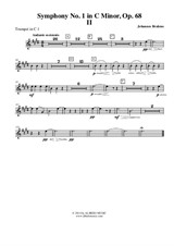 Symphony No.1, Movement II - Trumpet in C 1 (Transposed Part)