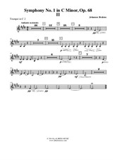 Symphony No.1, Movement II - Trumpet in C 2 (Transposed Part)