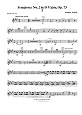 Symphony No.2, Movement I - Horn in F 3 (Transposed Part)