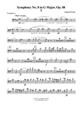 Symphony No.8, Movement I - Trombone Bass Clef 1 (Transposed Part)