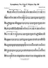 Symphony No.8, Movement IV - Trombone Tenor Clef 2 (Transposed Part)