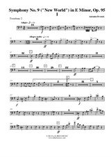 Symphony No.9, Movement I - Trombone Bass Clef 2 (Transposed Part)