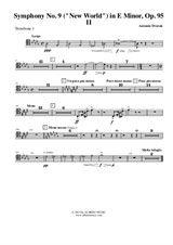 Symphony No.9, Movement II - Trombone Tenor Clef 1 (Transposed Part)