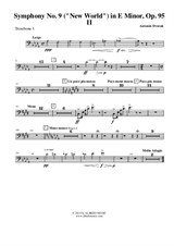 Symphony No.9, Movement II - Trombone Bass Clef 1 (Transposed Part)