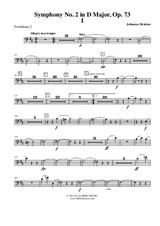 Symphony No.2, Movement I - Trombone Bass Clef 2 (Transposed Part)