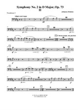 Symphony No.2, Movement II - Trombone Bass Clef 2 (Transposed Part)