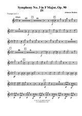 Symphony No.3, Movement IV - Trumpet in C 1 (Transposed Part)