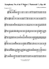 Symphony No.6, Movement V - Trumpet in Bb 1 (Transposed Part)