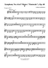 Symphony No.6, Movement V - Trumpet in Bb 2 (Transposed Part)