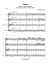 Pachelbel's Canon for Woodwind Quartet