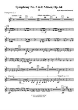 Symphony No.5, Movement I - Trumpet in C 2 (Transposed Part)