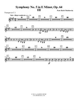 Symphony No.5, Movement III - Trumpet in C 2 (Transposed Part)