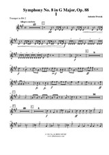 Symphony No.8, Movement I - Trumpet in Bb 2 (Transposed Part)