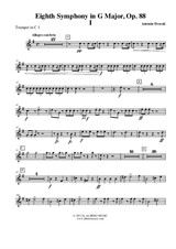 Symphony No.8, Movement I - Trumpet in C 1 (Transposed Part)