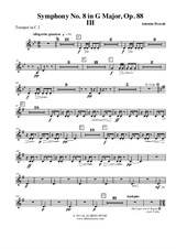Symphony No.8, Movement III - Trumpet in C 2 (Transposed Part)
