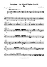 Symphony No.8, Movement IV - Trumpet in C 1 (Transposed Part)