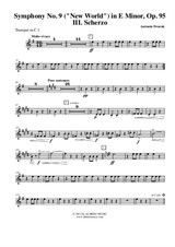 Symphony No.9, Movement III - Trumpet in C 1 (Transposed Part)