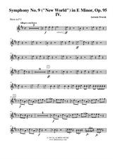 Symphony No.9, Movement IV - Horn in F 1 (Transposed Part)