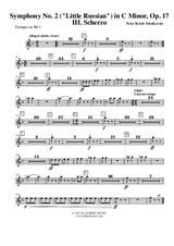 Symphony No.2, Movement III - Trumpet in Bb 1 (Transposed Part)