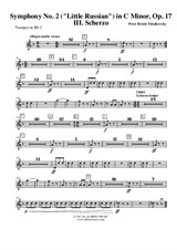 Symphony No.2, Movement III - Trumpet in Bb 2 (Transposed Part)