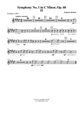 Symphony No.1, Movement II - Trumpet in Bb 1 (Transposed Part)