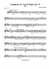 Symphony No.2, Movement II - Horn in F 1 (Transposed Part)