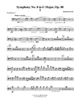 Symphony No.8, Movement I - Trombone Bass Clef 2 (Transposed Part)