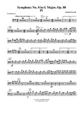 Symphony No.8, Movement IV - Trombone Bass Clef 1 (Transposed Part)