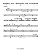 Symphony No.9, Movement II - Trombone Bass Clef 2 (Transposed Part)