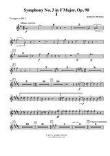 Symphony No.3, Movement I - Trumpet in Bb 1 (Transposed Part)