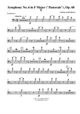 Symphony No.6, Movement V - Trombone in Bass Clef 1 (Transposed Part)