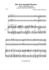 The Star-Spangled Banner for Piano Trio (Violin, Cello, Piano)