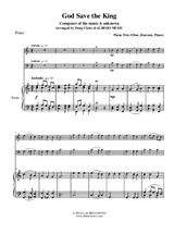 God Save the King for Oboe, Bassoon and Piano