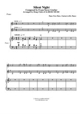 Silent Night for Flute, Clarinet and Piano