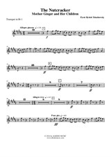 The Nutcracker, Mother Ginger and Her Children, Polichinelles - Trumpet in Bb 1 (Transposed Part)