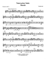 Nutcracker Suite - Clarinet in Bb 2 (Transposed Part)