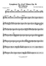Symphony No.4, Movement III - Trumpet in Bb 1 (Transposed Part)
