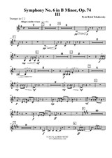 Symphony No.6, Movement III - Trumpet in C 2 (Transposed Part)