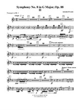 Symphony No.8, Movement II - Trumpet in Bb 1 (Transposed Part)