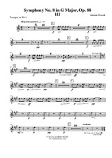 Symphony No.8, Movement III - Trumpet in Bb 1 (Transposed Part)