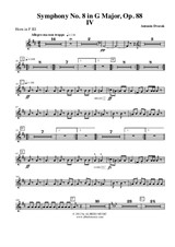 Symphony No.8, Movement IV - Horn in F 3 (Transposed Part)