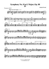 Symphony No.8, Movement IV - Trumpet in Bb 2 (Transposed Part)